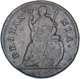 1673 Farthing - Charles II British Copper Coin - Nice