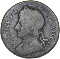 1675 Farthing - Charles II British Copper Coin