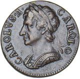 1679 Farthing - Charles II British Copper Coin - Very Nice