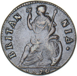 1679 Farthing - Charles II British Copper Coin - Very Nice