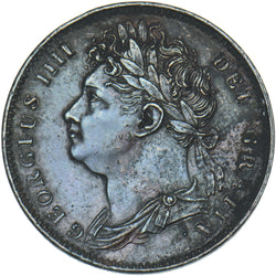 1822 Farthing - George IV British Copper Coin - Very Nice