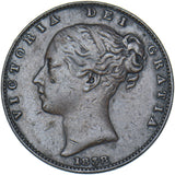 1838 Farthing - Victoria British Copper Coin - Nice