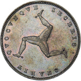 1839 Isle Of Man Farthing - Copper Coin - Very Nice