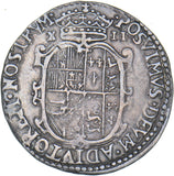 1554 Shilling - Philip & Mary British Silver Hammered Coin - Nice