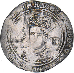 1551-3 Sixpence - Edward VI British Silver Hammered Coin