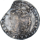 1555 Sixpence - Beaded Inner Circle- Philip & Mary British Silver Hammered Coin