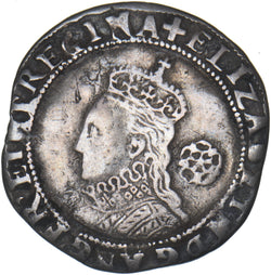1578 Sixpence - Elizabeth I British Silver Hammered Coin - Nice