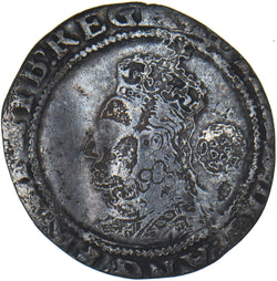 1592 Sixpence - Elizabeth I British Silver Hammered Coin