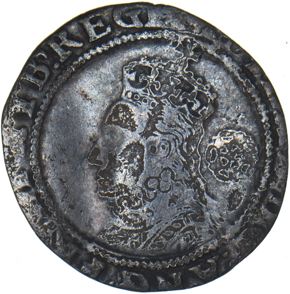 1592 Sixpence - Elizabeth I British Silver Hammered Coin