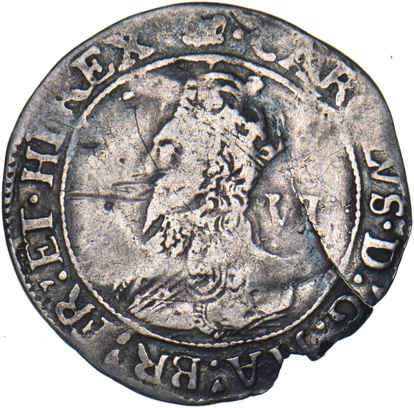 1633-4 Sixpence - Charles I British Silver Hammered Coin