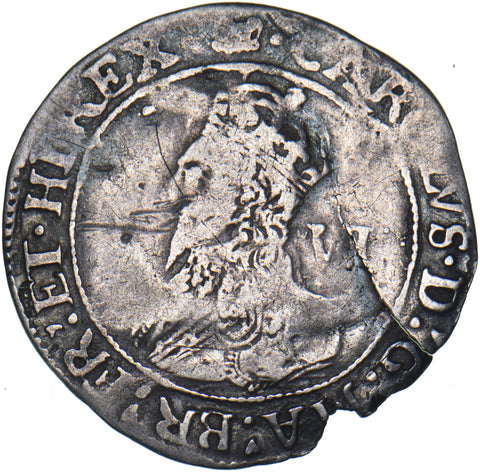 1633-4 Sixpence - Charles I British Silver Hammered Coin