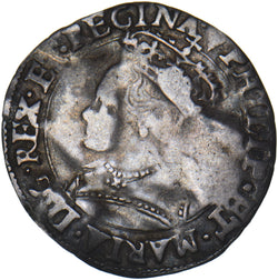 1554-8 Groat - Mary British Hammered Silver Coin