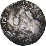 1554-8 Groat - Mary British Hammered Silver Coin