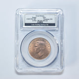 1951 Penny (CGS UNC 80) - George VI British Bronze Coin - Superb