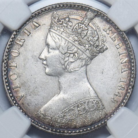 1849 Florin (NGC AU Details) - Victoria British Silver Coin - Nice