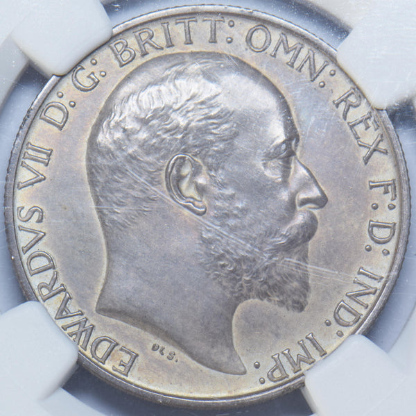 1902 Matt Proof Florin (NGC PF 63 ) - Edward VII British Silver Coin - Superb