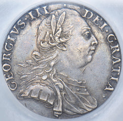 1787 Shilling (CGS 50) - George III British Silver Coin - Very Nice