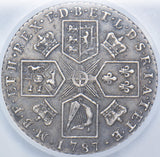 1787 Shilling (CGS 50) - George III British Silver Coin - Very Nice