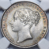 1865 Shilling (NGC MS 62) - Victoria British Silver Coin - Superb