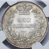 1865 Shilling (NGC MS 62) - Victoria British Silver Coin - Superb