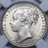 1872 Shilling (NGC MS 63) - Victoria British Silver Coin - Superb