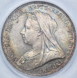 1893 Shilling (CGS UNC 80) - Victoria British Silver Coin - Superb