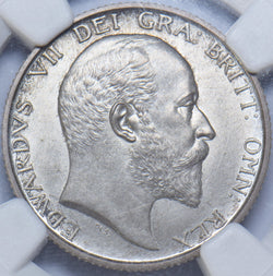 1902 Matt Proof Shilling (NGC PF 63 ) - Edward VII British Silver Coin - Superb