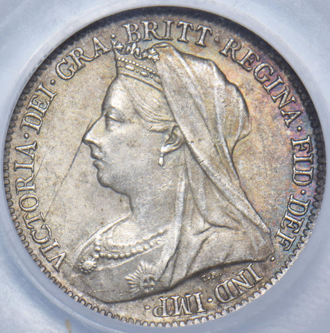 1901 Sixpence (CGS 78) - Victoria British Silver Coin - Superb
