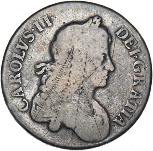 1671 Crown - Charles II British Silver Coin
