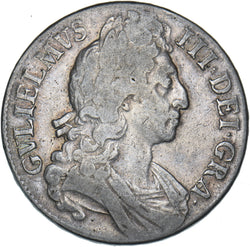 1696 Crown - William III British Silver Coin