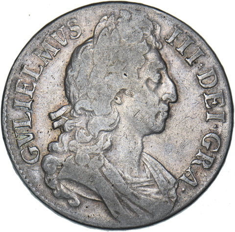 1696 Crown - William III British Silver Coin