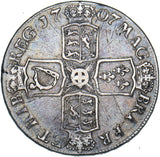 1707 E Crown (Edinburgh Mint) - Anne British Silver Coin - Nice