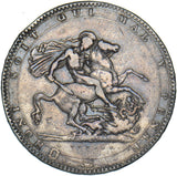 1818 LVIII Crown - George III British Silver Coin - Nice