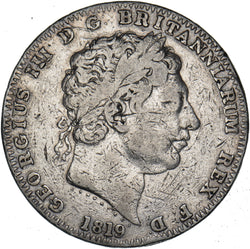 1819 Crown - George III British Silver Coin