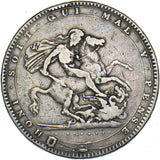1820 Crown - George III British Silver Coin