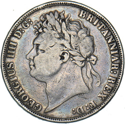 1821 Crown - George IV British Silver Coin