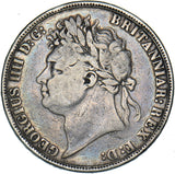 1821 Crown - George IV British Silver Coin