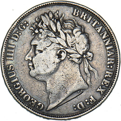 1821 Crown - George IV British Silver Coin