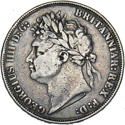 1821 Crown - George IV British Silver Coin