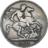 1821 Crown - George IV British Silver Coin