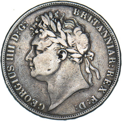 1821 Crown - George IV British Silver Coin
