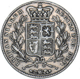 1844 Crown (Star Stops) - Victoria British Silver Coin - Nice