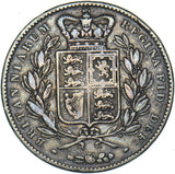 1847 Crown - Victoria British Silver Coin