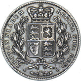 1847 Crown - Victoria British Silver Coin - Nice