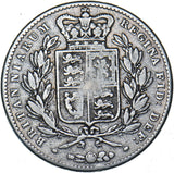 1847 Crown - Victoria British Silver Coin