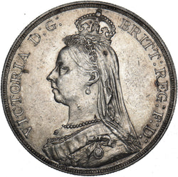 1889 Crown - Victoria British Silver Coin