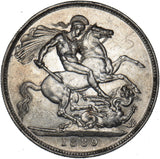1889 Crown - Victoria British Silver Coin