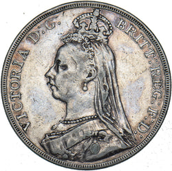 1892 Crown - Victoria British Silver Coin