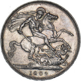 1902 Crown - Edward VII British Silver Coin - Very Nice