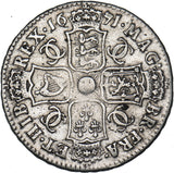 1671 Halfcrown - Charles II British Silver Coin - Nice